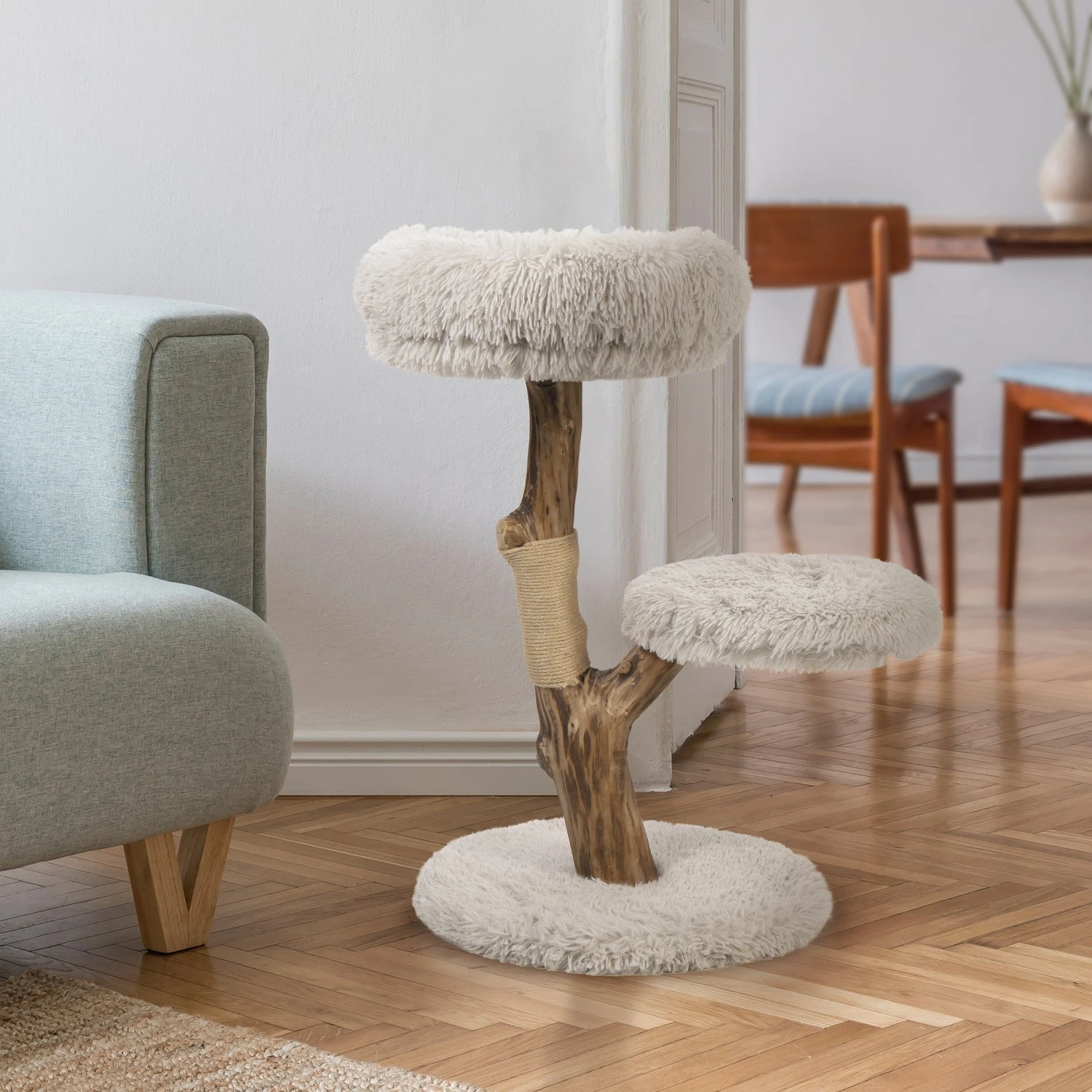 Designed By Lotte Krabmeubel Zora Bruin 50 X 50 X 72 Cm 4 Designed By Lotte Krabmeubel Zora Bruin 50 X 50 X 72 Cm - Afbeelding 2