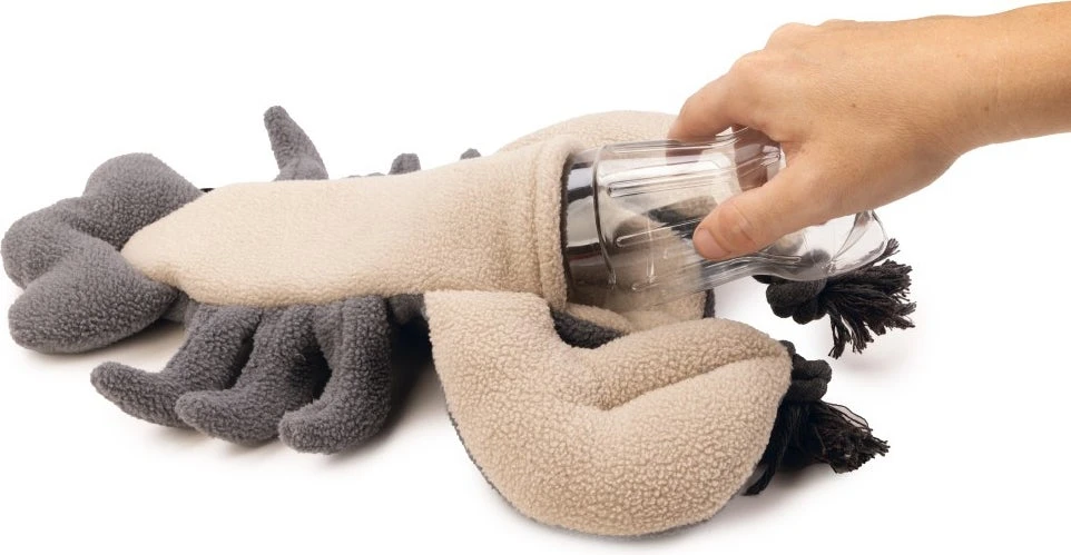 Beeztees Hondenspeelgoed Minus One Kreeft Grijs/beige 41 X 25 X 17 Cm 4 Beeztees Hondenspeelgoed Minus One Kreeft Grijs/beige 41 X 25 X 17 Cm - Afbeelding 2