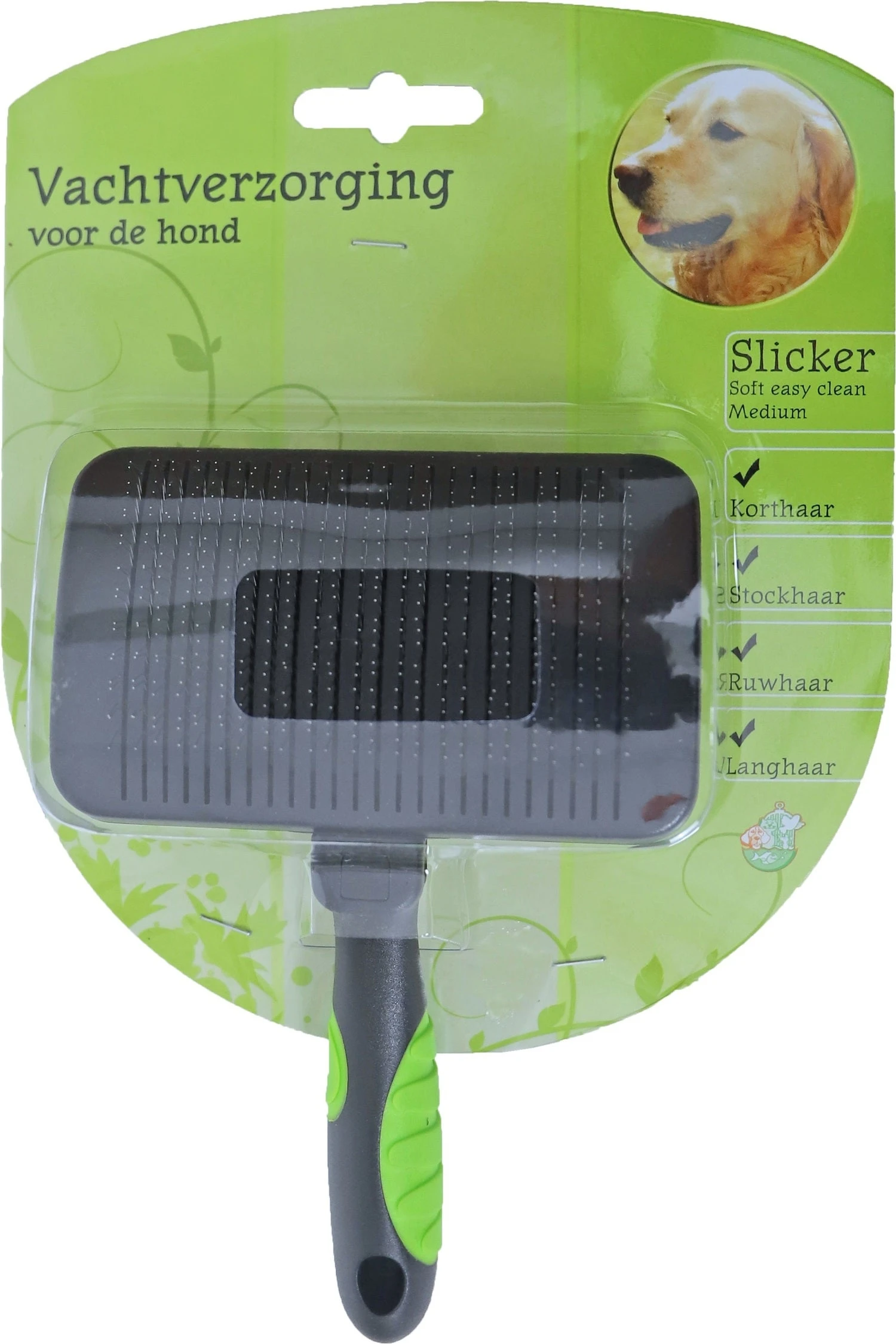 Boon Hondenborstel Slicker Soft Easy Clean M 3 Boon Hondenborstel Slicker Soft Easy Clean M