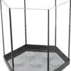 Boon Aquarium Hexagon Met Zwarte Kit 35 X 35 X 35 Cm