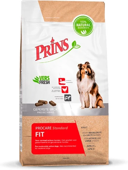 Prins Hondenvoer ProCare Standaard Fit 3 Kg 3 Prins Hondenvoer ProCare Standaard Fit 3 Kg