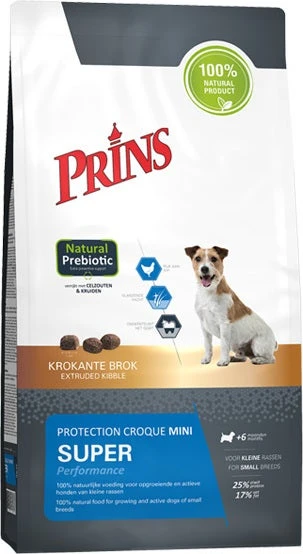Prins Hondenvoer Protection Croque Mini Super Performance Adult 2 Kg 3 Prins Hondenvoer Protection Croque Mini Super Performance Adult 2 Kg