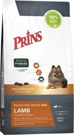 Prins Hondenvoer Protection Croque Mini Hypoallergenic Lam Adult 2 Kg