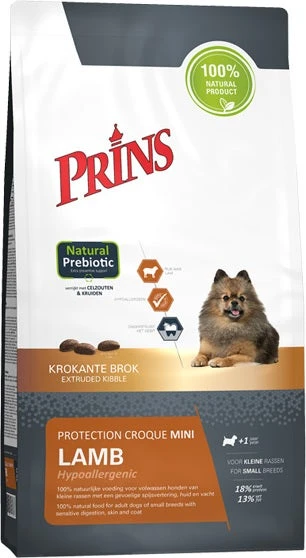 Prins Hondenvoer Protection Croque Mini Hypoallergenic Lam Adult 2 Kg 3 Prins Hondenvoer Protection Croque Mini Hypoallergenic Lam Adult 2 Kg