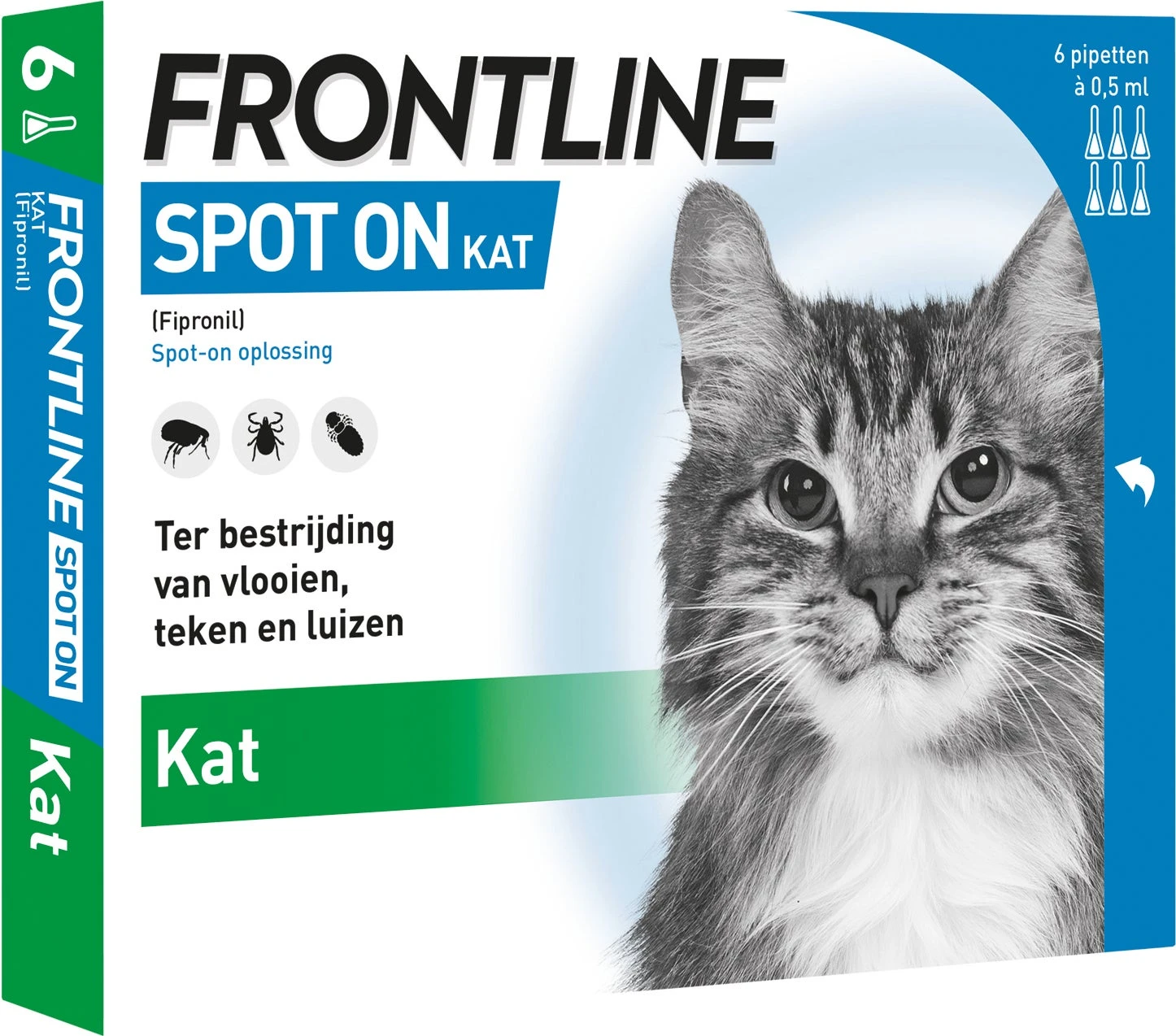 Frontline Spot On Kat 6 Stuks 3 Frontline Spot On Kat 6 Stuks