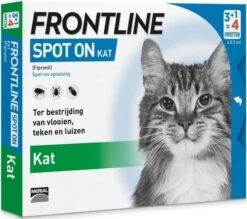 Frontline Vlooiendruppels Spot On Kat 4 Stuks