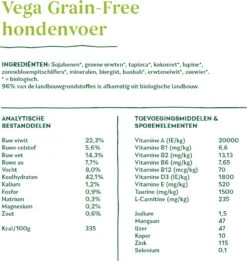 Yarrah Biologisch Hondenvoer Vega Graanvrij Adult 2 Kg -Dierenwinkel Met Korting 8714265000423 3
