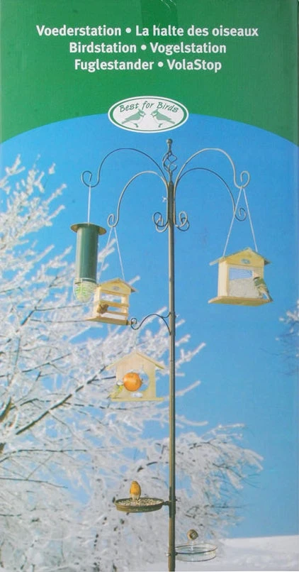 Esschert Design Voederstation 75 X 75 X 300 Cm 4 Esschert Design Voederstation 75 X 75 X 300 Cm - Afbeelding 2