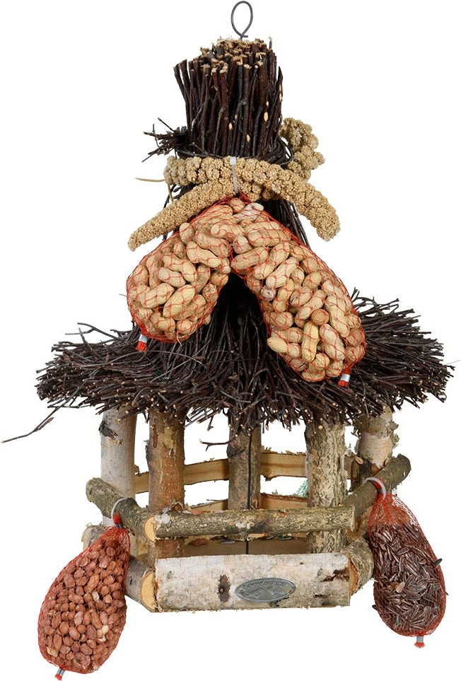 Esschert Design Vogelvoederhuisje Met Voer Naturel 30 X 30 X 40 Cm 3 Esschert Design Vogelvoederhuisje Met Voer Naturel 30 X 30 X 40 Cm