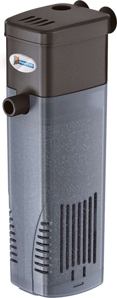 SuperFish Aquarium Filter Aqua-Flow 50 Zwart 100 L/h 3 SuperFish Aquarium Filter Aqua-Flow 50 Zwart 100 L/h