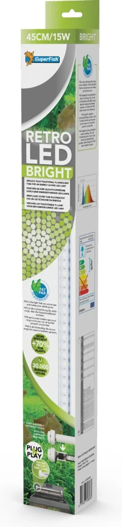 SuperFish Aquarium Verlichting Retro LED Bright 15 W 45 Cm