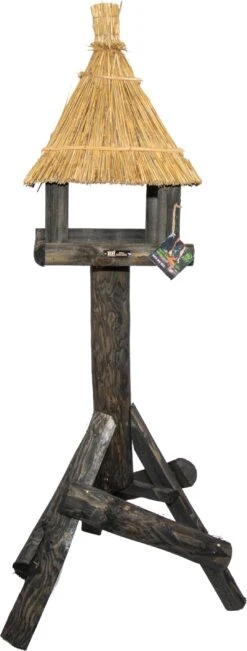 Raben Vogelvoederhuisje Pestvogel Zwart 55 X 55 X 160 Cm