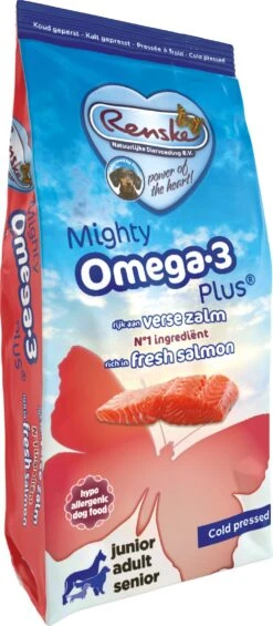Renske Hondenvoer Mighty Omega-3 Plus Zalm 3 Kg