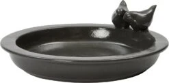 Intratuin Vogel Voeder- En Drinkschaal Emmy Donkergrijs D 32 Cm