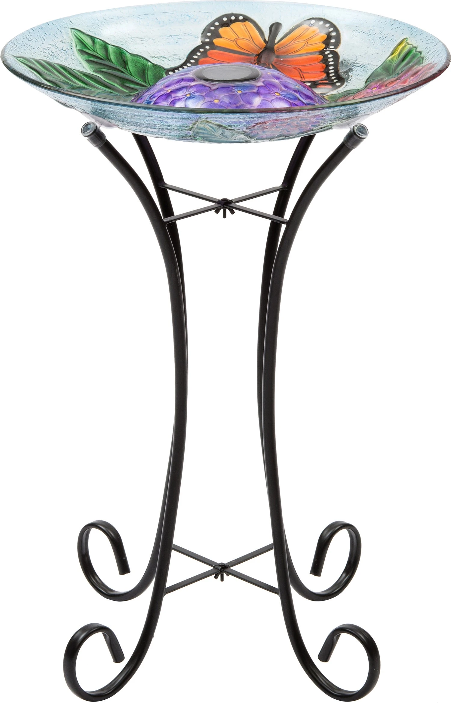 Intratuin Solar Vogeldrinkschaal Vlinder Multi 45,5 X 45,5 X 65 Cm 3 Intratuin Solar Vogeldrinkschaal Vlinder Multi 45,5 X 45,5 X 65 Cm