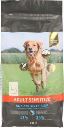 Intratuin Premium Hondenvoeding Adult Sensitive Vis 3 Kg