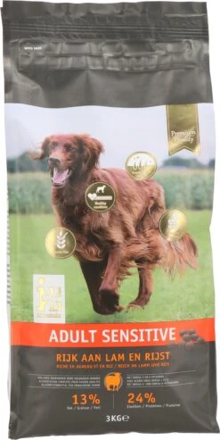 Intratuin Premium Hondenvoeding Adult Sensitive Lam 3 Kg