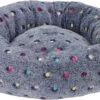 Intratuin Kattenmand Stip Blauw D 45 H 12 Cm -Dierenwinkel Met Korting 8720196007967 1