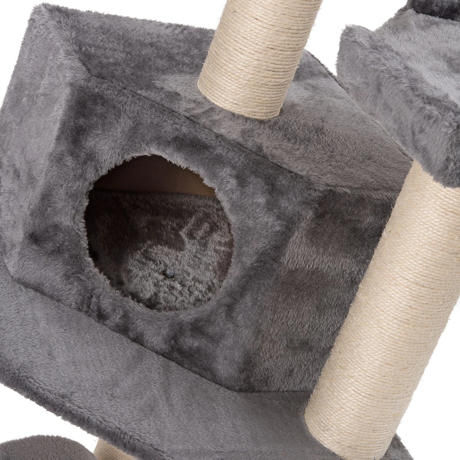 Intratuin Krabpaal Elise Grijs 49 X 49 X 120,5 Cm 5 Intratuin Krabpaal Elise Grijs 49 X 49 X 120,5 Cm - Afbeelding 3