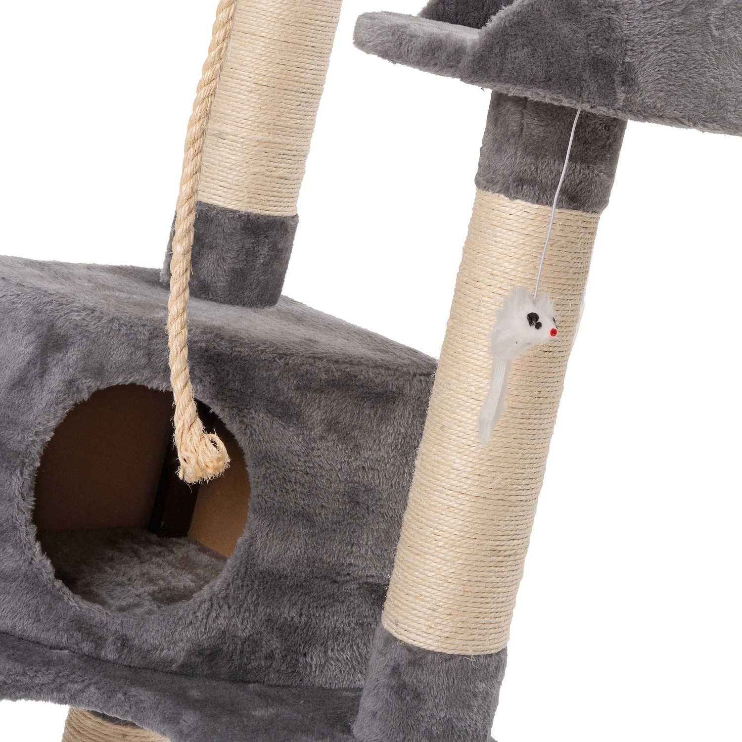 Intratuin Krabpaal Evi Grijs 49 X 49 X 131 Cm 5 Intratuin Krabpaal Evi Grijs 49 X 49 X 131 Cm - Afbeelding 3