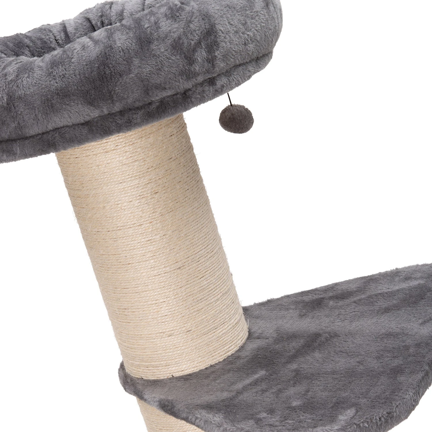 Intratuin Krabpaal XXL Grijs 48,5 X 48,5 X 157 Cm 4 Intratuin Krabpaal XXL Grijs 48,5 X 48,5 X 157 Cm - Afbeelding 2